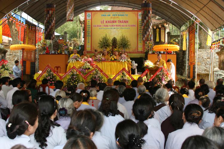 Hà Tĩnh: Lễ tạ đàn Dược Sư, khánh thành giai đoạn 1 điện Hoàng hậu và Tổ đường chùa Am