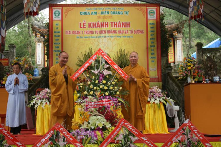 Hà Tĩnh: Lễ tạ đàn Dược Sư, khánh thành giai đoạn 1 điện Hoàng hậu và Tổ đường chùa Am