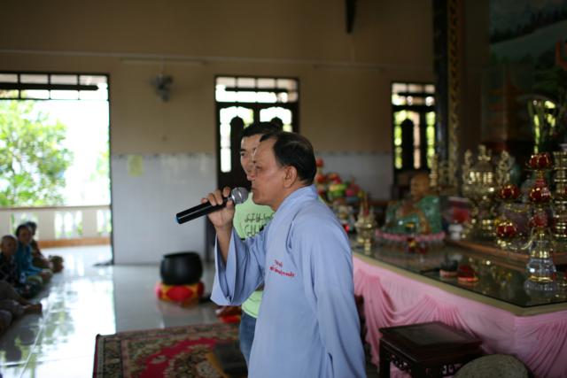 Long An: Chùa Khánh Ninh tổ chức khoá tu dành cho bệnh nhân ung bướu và khiếm thị