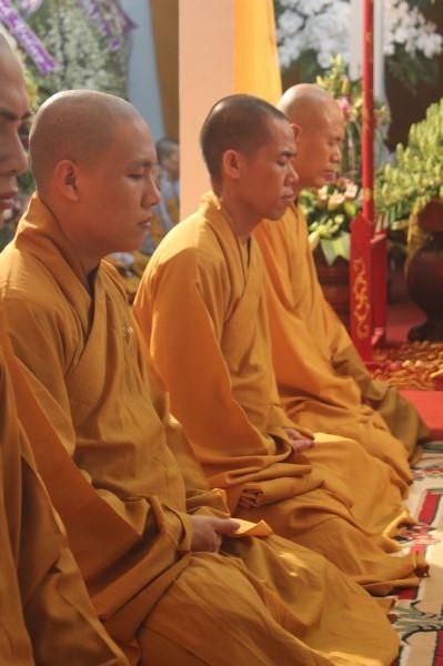 Vinh Long: Thiền tọa bên kim quan nhục thân Thầy