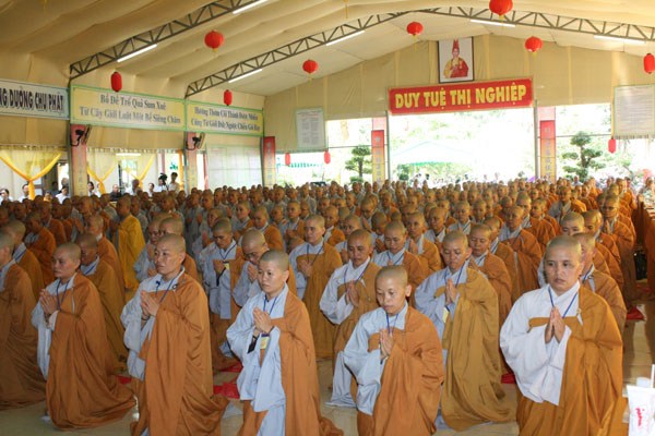 Đại giới đàn Thiện Nhu trọng thể khai mạc