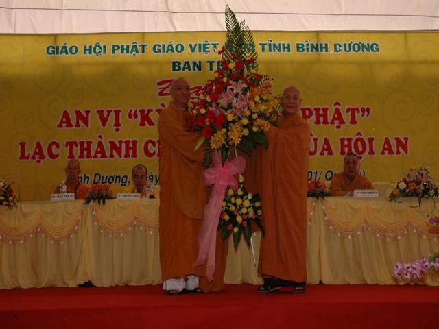 Bình Dương: Đại lễ an vị Kỳ Lam Ngọc Phật lạc thành chánh điện chùa Hội An