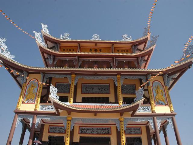 Bình Dương: Đại lễ an vị Kỳ Lam Ngọc Phật lạc thành chánh điện chùa Hội An