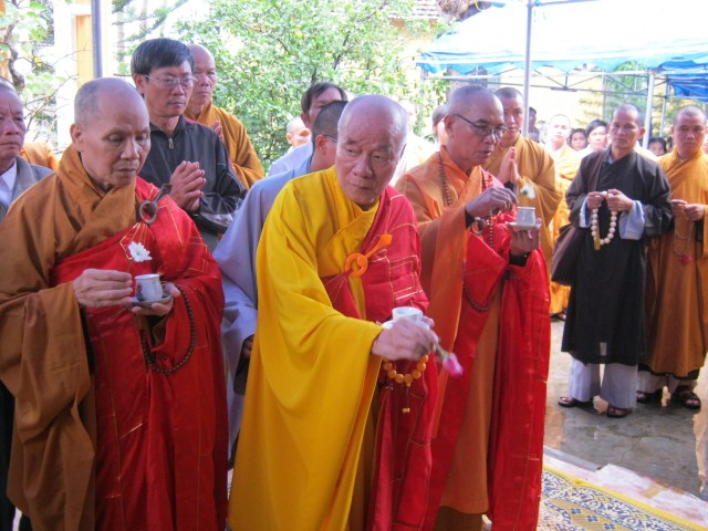 Phú Yên: Lễ đặt đá đại trùng tu chùa Nghĩa Phú (Phú Hòa)