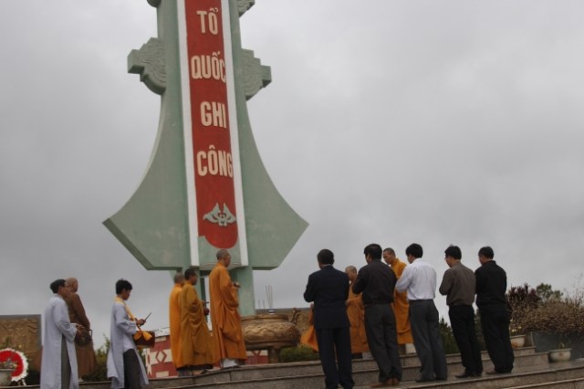 Kon Tum: Chùa Khánh Lâm lễ khai kinh cầu siêu bạt độ các anh hùng liệt sỹ