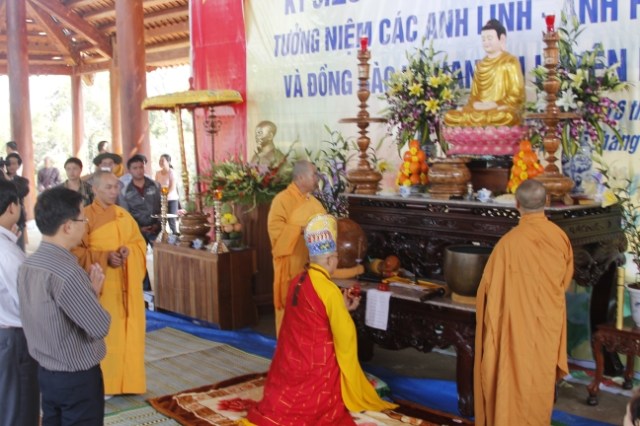 Kon Tum: Chùa Khánh Lâm lễ khai kinh cầu siêu bạt độ các anh hùng liệt sỹ