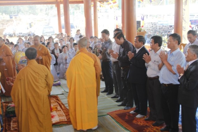 Kon Tum: Chùa Khánh Lâm lễ khai kinh cầu siêu bạt độ các anh hùng liệt sỹ