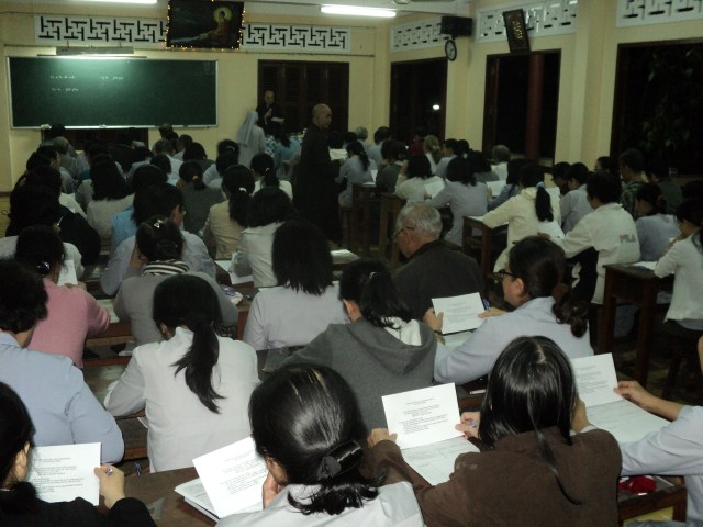 Khánh Hòa: Thi Kết thúc chương trình ba năm học Phật Pháp căn bản