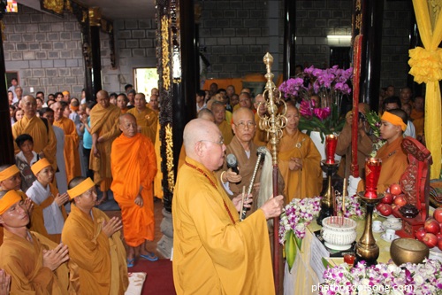 Lễ Truy niệm và phụng tống kim quan Thượng tọa Thích Thanh Chương nhập bảo tháp