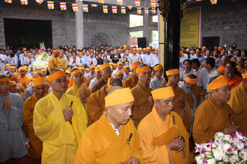 Lễ Truy niệm và phụng tống kim quan Thượng tọa Thích Thanh Chương nhập bảo tháp
