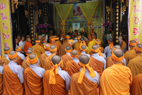 Lễ Truy niệm và phụng tống kim quan Thượng tọa Thích Thanh Chương nhập bảo tháp