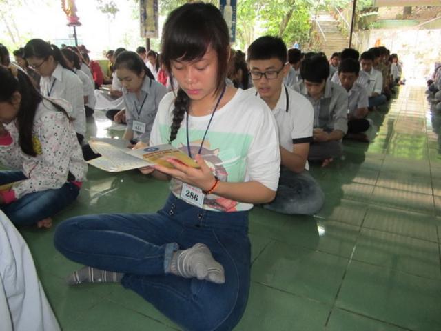 Khóa tu mùa hè ở chùa Linh Sơn Pháp Ấn