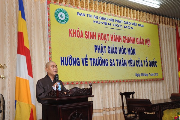 Khai mạc Khóa sinh hoạt Hành chánh của Phật giáo Hóc Môn