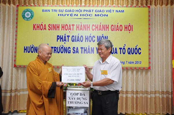 Khai mạc Khóa sinh hoạt Hành chánh của Phật giáo Hóc Môn