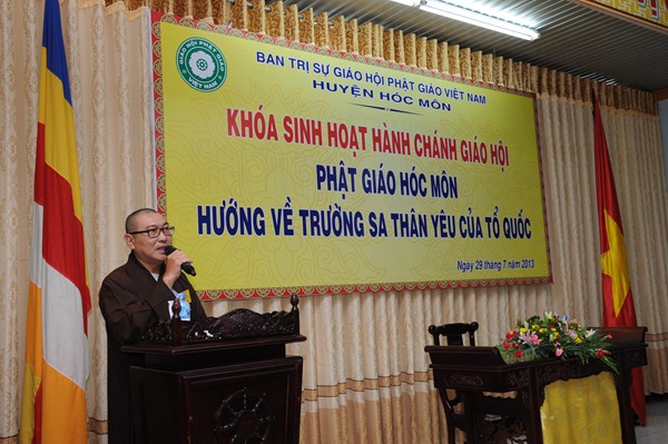 Khai mạc Khóa sinh hoạt Hành chánh của Phật giáo Hóc Môn