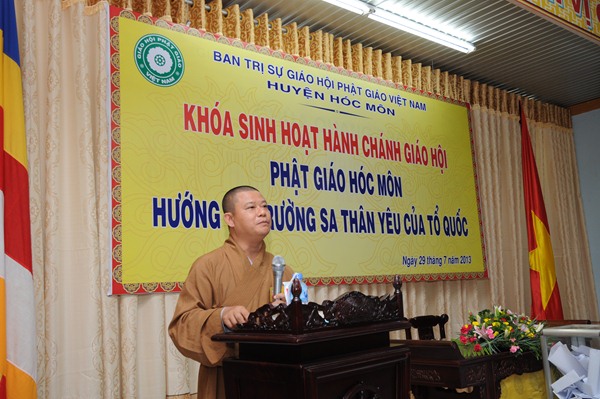 Khai mạc Khóa sinh hoạt Hành chánh của Phật giáo Hóc Môn
