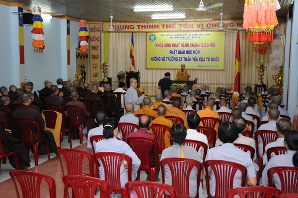Khai mạc Khóa sinh hoạt Hành chánh của Phật giáo Hóc Môn
