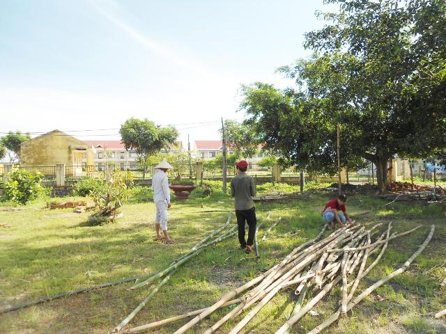 Công tác chuẩn bị khai mạc khóa tu hè 2013 Chùa linh Quang ĐăkNông