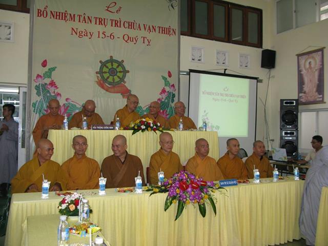 TP.HCM: Lễ bổ nhiệm trụ trì chùa Vạn Thiện Q.5