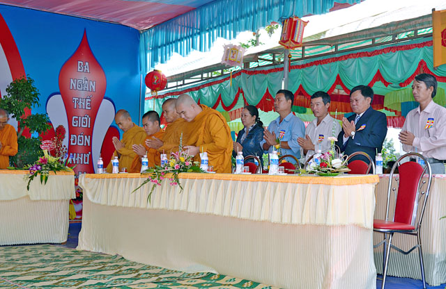 Đăklăc: Tịnh xá Ngọc Chánh tổ chức lễ Phật đản PL 2557