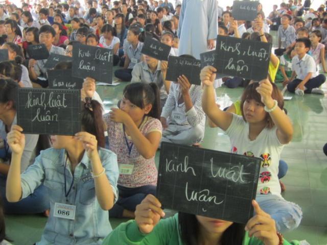 Khóa tu mùa hè ở chùa Linh Sơn Pháp Ấn