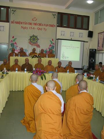TP.HCM: Lễ bổ nhiệm trụ trì chùa Vạn Thiện Q.5