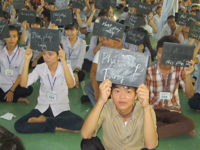 Khóa tu mùa hè ở chùa Linh Sơn Pháp Ấn