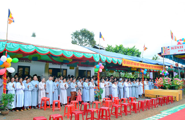 Đăklăc: Tịnh xá Ngọc Chánh tổ chức lễ Phật đản PL 2557