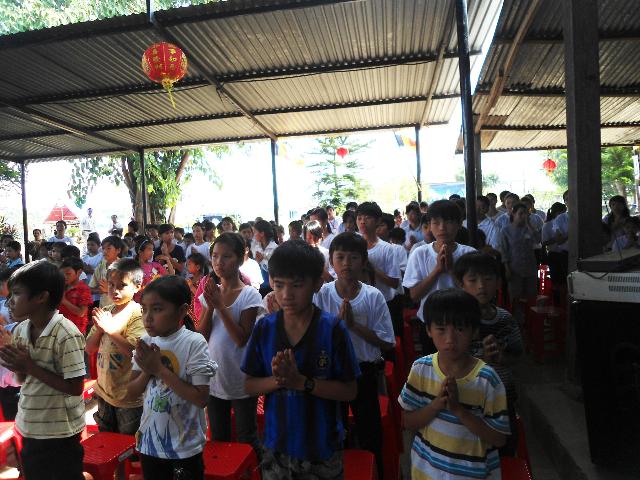 Nhật ký khóa tu mùa hè ngày thứ 2 Chùa Linh Quang Dak Nông