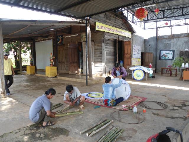 Công tác chuẩn bị khai mạc khóa tu hè 2013 Chùa linh Quang ĐăkNông