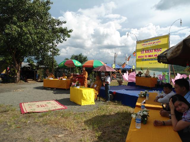 Phần 1 lễ Khai Mạc Khóa Tu Mùa Hè L﻿ần II Chùa Linh Quang ĐăkNông