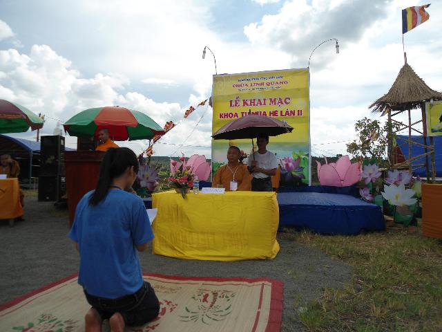 Phần 1 lễ Khai Mạc Khóa Tu Mùa Hè L﻿ần II Chùa Linh Quang ĐăkNông