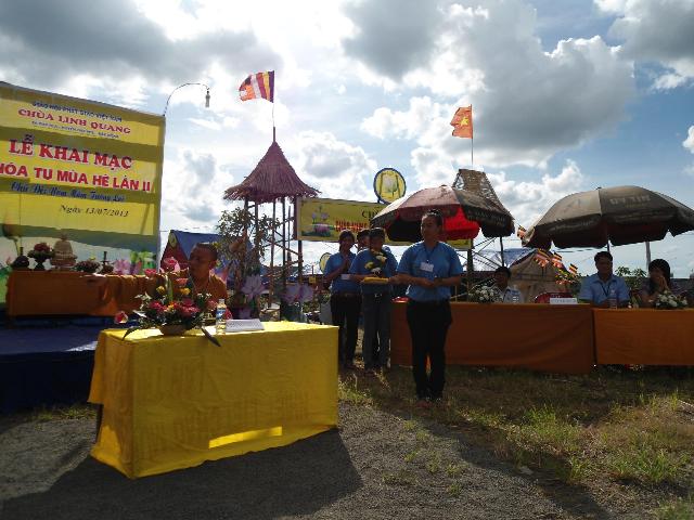 Phần 1 lễ Khai Mạc Khóa Tu Mùa Hè L﻿ần II Chùa Linh Quang ĐăkNông