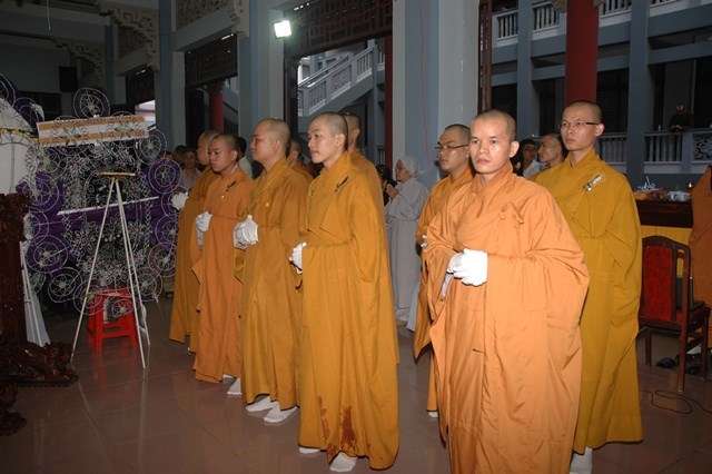 Chùm ảnh: Lễ trà tỳ nhục thân Đại lão HT. Thích Từ Nhơn