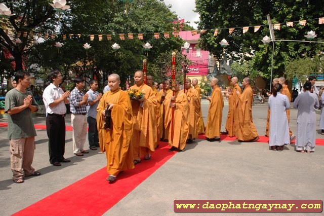 TP. HCM: Thất trai tuần - Nhập bảo tháp xá lợi cố ĐLHT thượng Từ hạ Nhơn