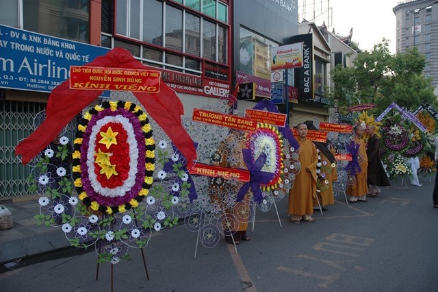 Chùm ảnh: Lễ trà tỳ nhục thân Đại lão HT. Thích Từ Nhơn