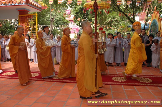 TP. HCM: Thất trai tuần - Nhập bảo tháp xá lợi cố ĐLHT thượng Từ hạ Nhơn