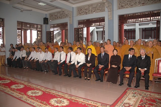 Chùm ảnh: Lễ trà tỳ nhục thân Đại lão HT. Thích Từ Nhơn