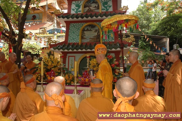 TP. HCM: Thất trai tuần - Nhập bảo tháp xá lợi cố ĐLHT thượng Từ hạ Nhơn