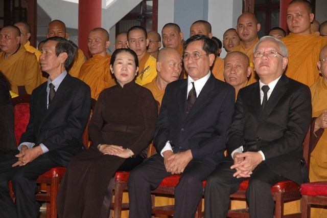 Chùm ảnh: Lễ trà tỳ nhục thân Đại lão HT. Thích Từ Nhơn