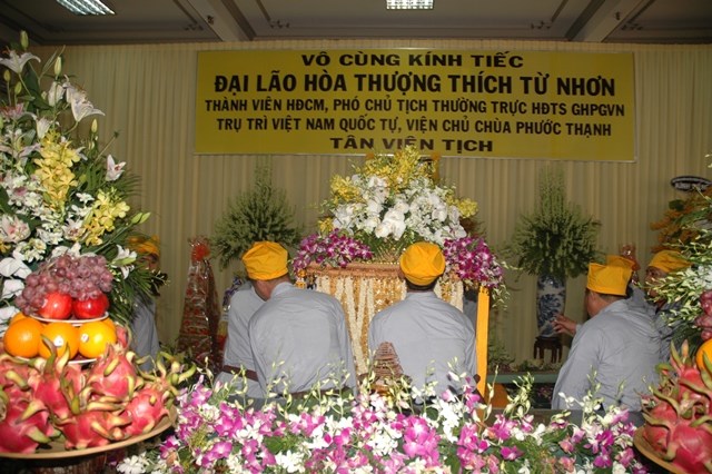 Chùm ảnh: Lễ trà tỳ nhục thân Đại lão HT. Thích Từ Nhơn