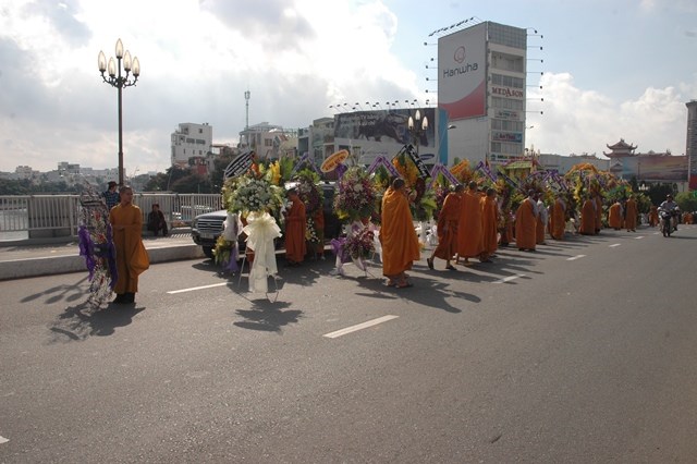 Chùm ảnh: Lễ trà tỳ nhục thân Đại lão HT. Thích Từ Nhơn