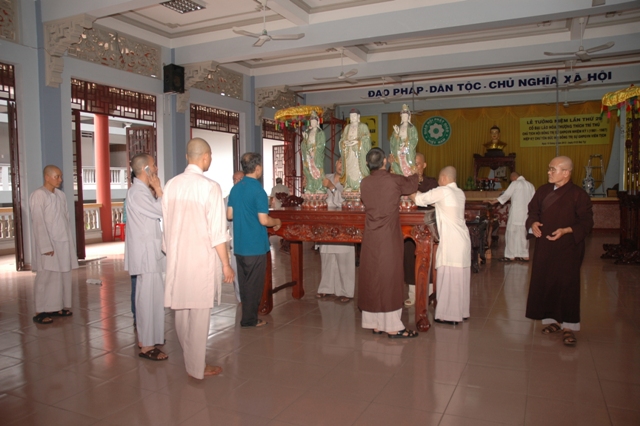 Lễ nhập kim quan Đại lão Hòa thượng Thích Từ Nhơn