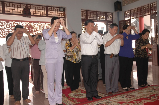 TP. HCM: Các phái đoàn viếng tang lê ĐLHT Thích Từ Nhơn ngày thứ nhất