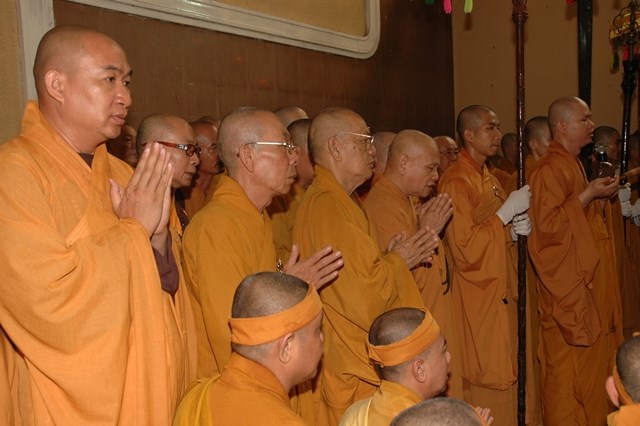 Chùm ảnh: Lễ trà tỳ nhục thân Đại lão HT. Thích Từ Nhơn