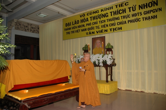 Lễ nhập kim quan Đại lão Hòa thượng Thích Từ Nhơn