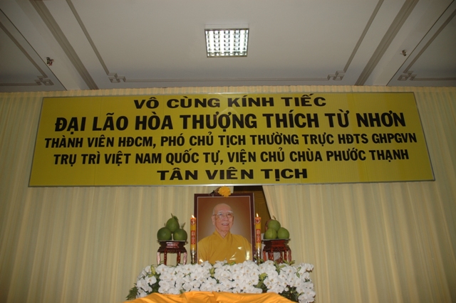 Lễ nhập kim quan Đại lão Hòa thượng Thích Từ Nhơn