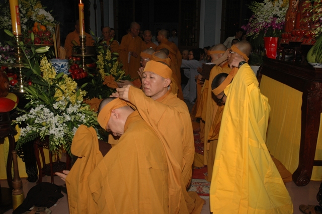 Lễ nhập kim quan Đại lão Hòa thượng Thích Từ Nhơn