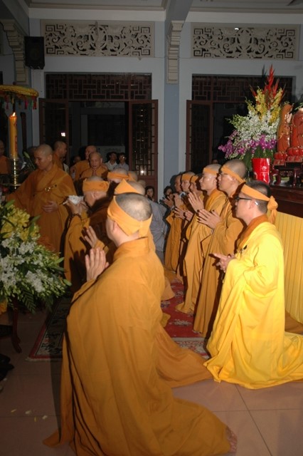 Lễ nhập kim quan Đại lão Hòa thượng Thích Từ Nhơn