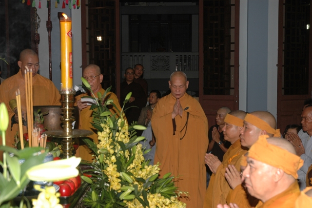 Lễ nhập kim quan Đại lão Hòa thượng Thích Từ Nhơn